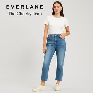 Everlane Blue Cheeky Ankle Jeans